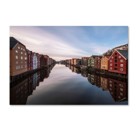 Par Soderman 'Trondheim Norway' Canvas Art,22x32